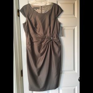 Anne Klein Silver gray evening dress